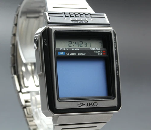 RARE Vintage [Near MINT] Seiko TV Watch T001-5000 Quartz Men's Watch From J