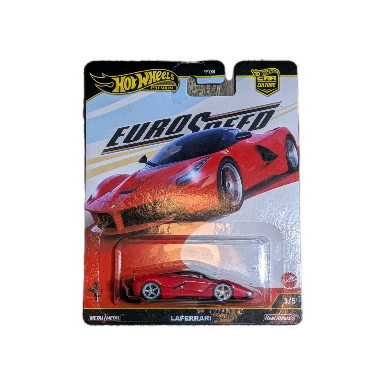 Culture Laferrari New Sealed Red Euro Speed Metal