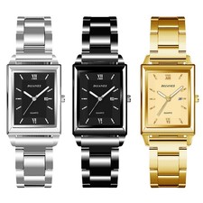 Classic Charm Quartz Wrist Watches for Women Removable Strap Date Dress Watches