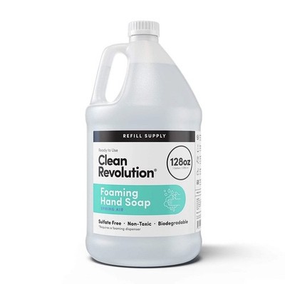 Clean Revolution Foaming Hand Soap 128 Oz Non Toxic Luxurious Foam Refill