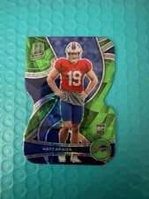 2022 Panini Spectra Neon Green Die Cut 189 Matt Araiza /30 Bills Chiefs Rookie