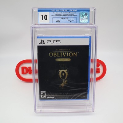 PS5 THE ELDER SCROLLS IV 4: OBLIVION REMASTERED - GRADED CGC 10 A++! NEW Sealed!