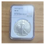 U.S. Mint American Eagle 2024 1 oz Silver MS 70 NGC Business Strike Coin