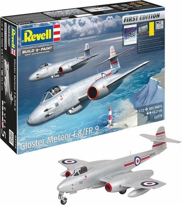 Revell 03779, Gloster Meteor F.8/Fr.9 - First Edition - Modellbausatz im Maßstab 1:32