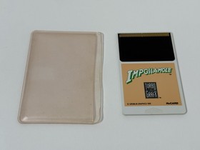 Impossamole + Sleeve - Authentic Turbografx 16 Game HuCard ONLY - Tested