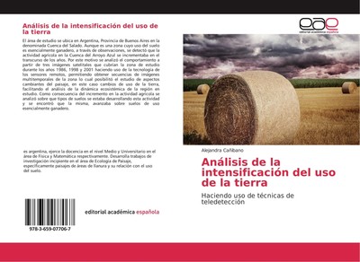 Análisis de la intensificación del uso de la tierra Alejandra Cañibano