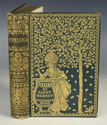 1904 1st reprint Evelina Fanny Burney Hugh Thomson Illustrated Macmillan & Co