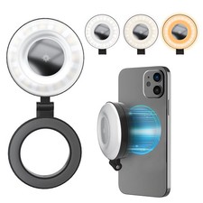 Phone Ring Light, Rechargeable Magnetic Selfie Light, Adjusted 3 Light Modes ...