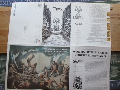 robert e howard books Brochure Mailer 1974