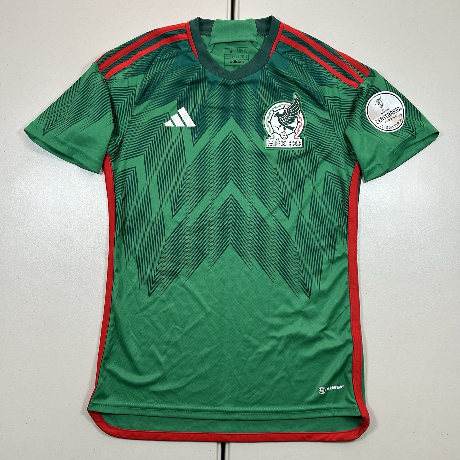 Adidas Mexico National Football Team Kit 2022 World Cup Soccer Jersey Size Small