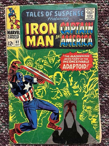 Tales of Suspense #82 1st App. of Adaptoid Marvel Comics 1966