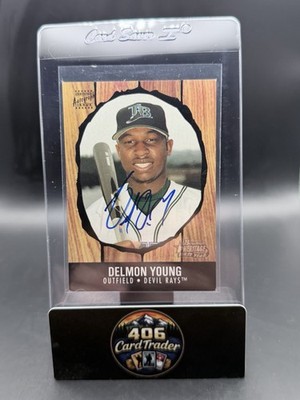 2003 Bowman Heritage - Autographs Delmon Young #253 (AU, RC)