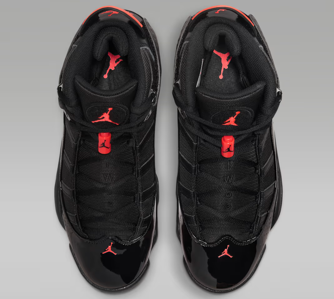 Jordan 6 Rings Black Infrared 23 Red Shoes Men's | Size 7 - 13 | eBay