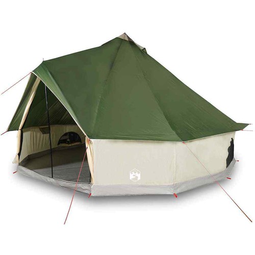 vidaXL Family Tent Tipi 6-Person Green Waterproof - Picture 7 of 13