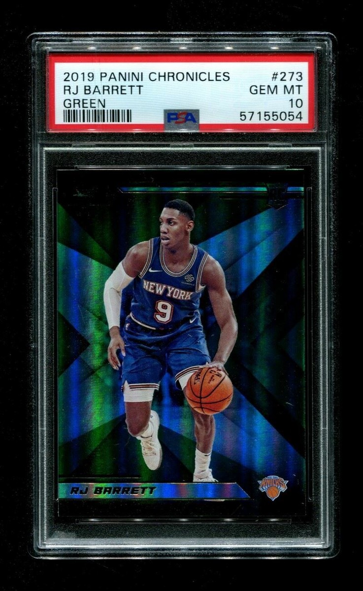 2019 RJ BARRETT PANINI CHRONICLES #273 GREEN PSA 10 | eBay