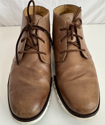 Cole Haan | Men\'s ZeroGrand Brown Leather Lace Up Chukka Boot 10 s-l400.jpg main image 4