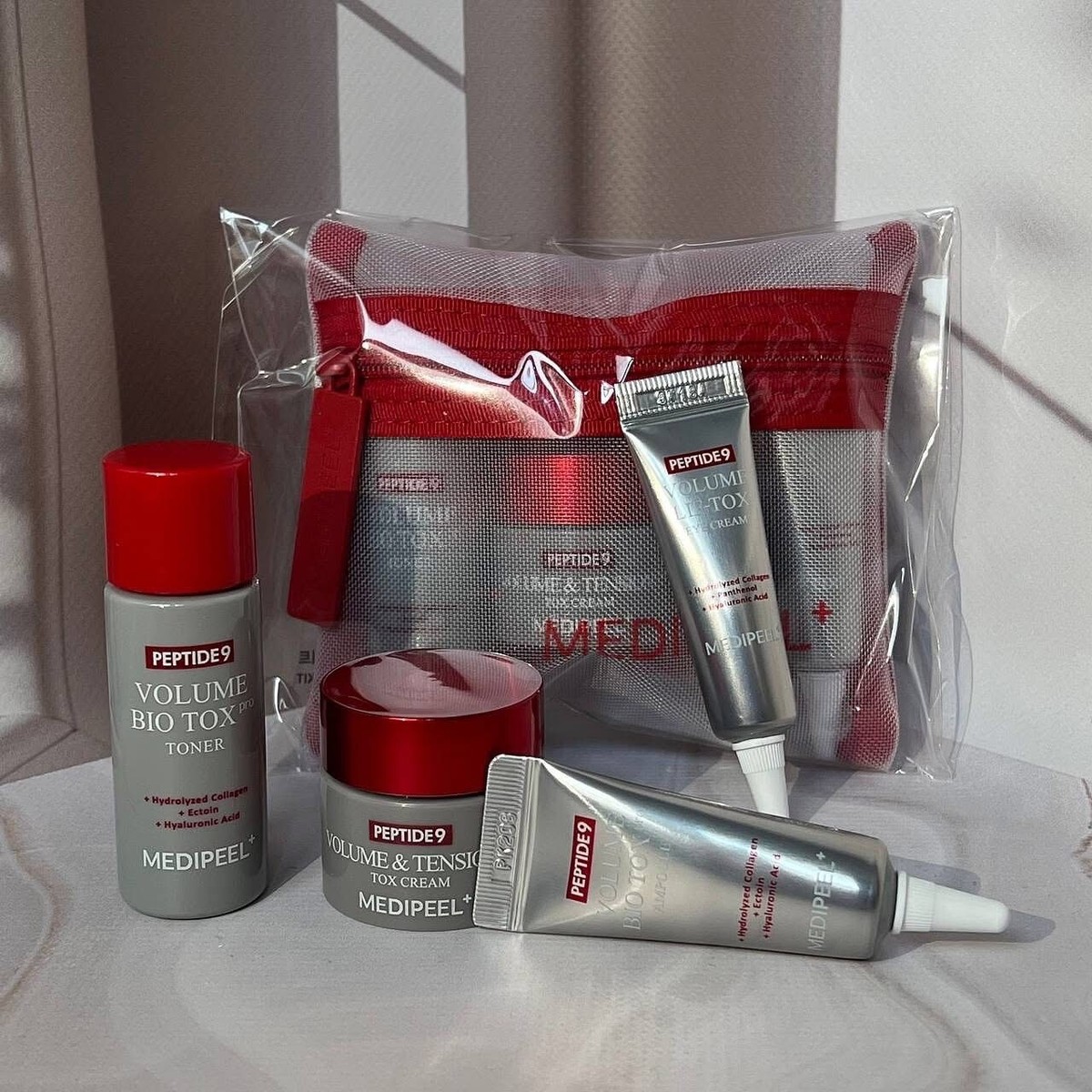 MEDI PEEL Peptide 9 Volume Bio Tox Trial Kit 4 Items Elasticity K