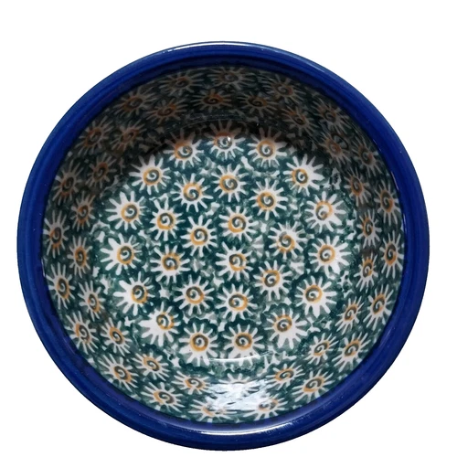 Polish Pottery Artistic Cermanic Bowl 4.5" x 1.5"