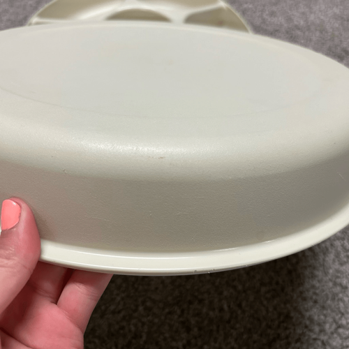 Tupperware Vintage 1665-1 Divided Veggie Fruit Serving Tray Container - Picture 5 of 8
