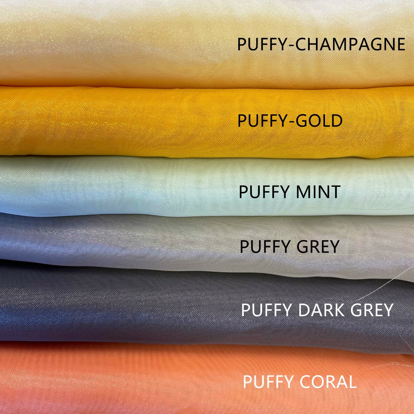 Image 91 - 19 colours 145cm Wide Crystal Organza wedding Craft Fabric Material per metre