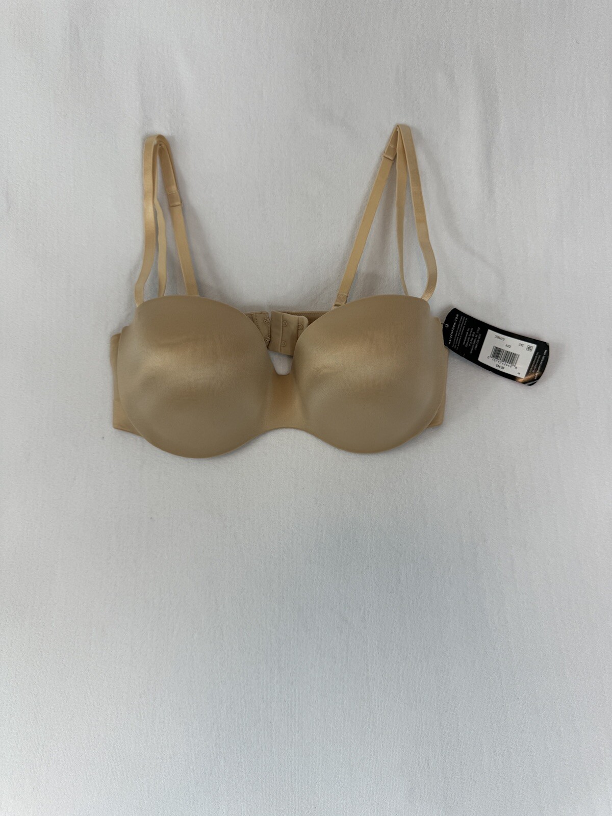 Maidenform Strapless Bra Live Luxe Extra Coverage Multiway Smooth DM9472 Sz 34C