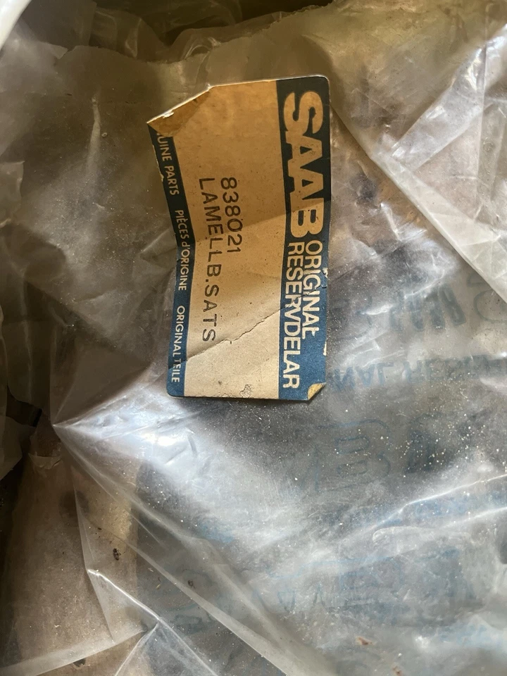 SAAB 99 1969-1975 FORRO DE EMBRAGUE OEM ORIGINAL 838021 N.O.S Foto 4 de 4