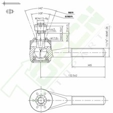 Kit De 8 Piezas Detroit Axle Para Dodge Ram 1500: Barras Oscilantes, Terminales Interior/exterior Y Rótulas. ¡Reemplazo Directo Y 10 Años De Garantía!