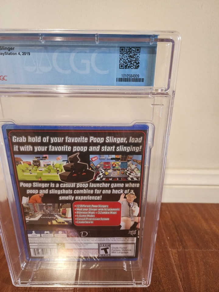 Poop Slinger PS4 Sealed Graded CGC 9.6 A+ Limited Only 84 made