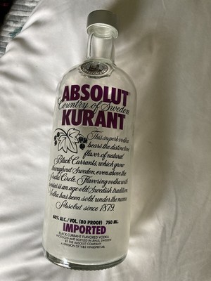 Absolut kurrant vodka glass 750ml (835229003309)