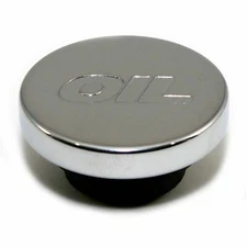 Chrome Steel Valve Cover Oil Cap Push in Style "OIL" Logo Chevy SBC BBC 350 A92
