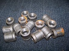 Black Melleable 1/2" Female Coupling 15 Each
