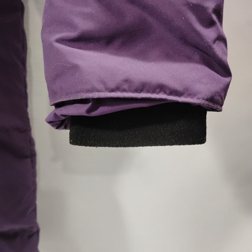 L.L. Bean Women's Size S Reg Purple 3/4 Length Puffer Coat & Hood w/FauxFur Trim - Picture 14 of 15