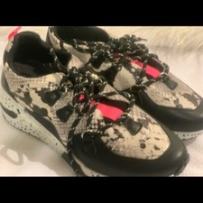 Snake Print Sneakers