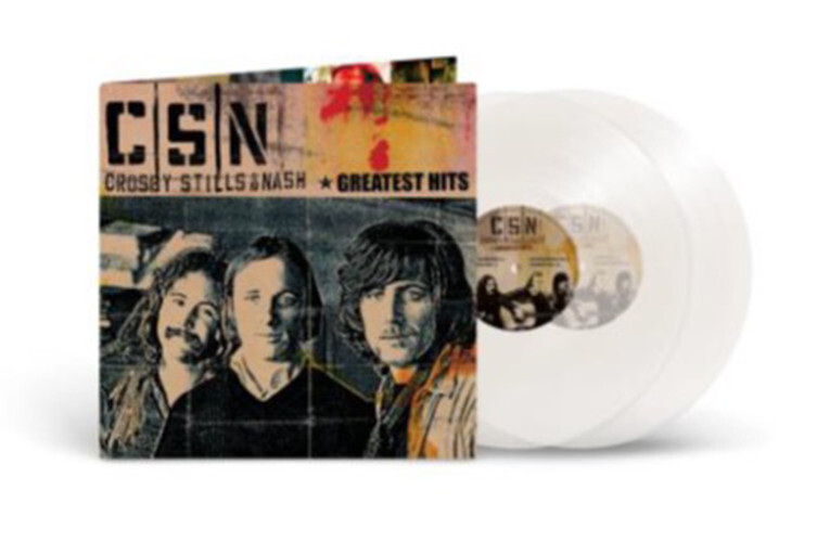 Crosby, Stills & Nash Greatest Hits (2023 Remix) Double Vinyl Lp Transparent
