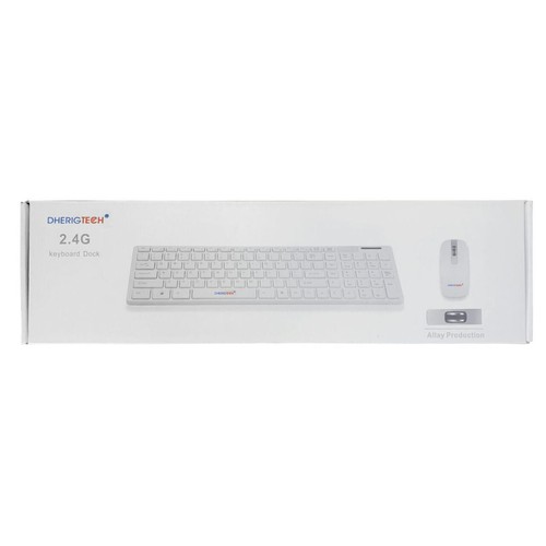 ULTRA THIN WIRELESS KEYBOARD 2.4Hhz & MOUSE FOR MXQ Quad Core Android 4.4 TV Box - Picture 4 of 4