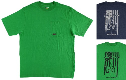 T-shirt da uomo grafica armatura cotone misto resistente, maniche corte pre-lavaggio - Foto 6 di 37
