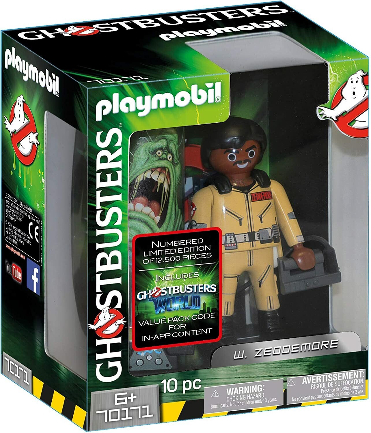 Playmobil Ghostbusters 70171 jouet vintage Winston Zeddemore pour enfant 6 ans