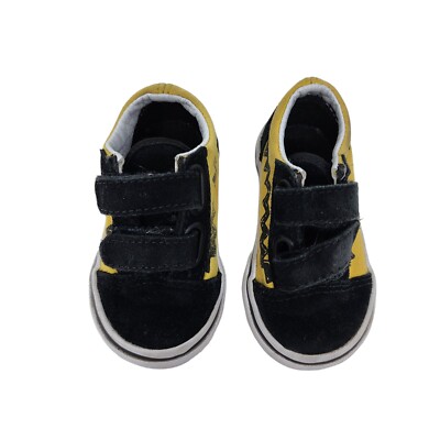 Vans Old Skool Charlie Brown PEANUTS Sneakers Toddler Size