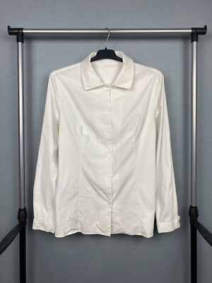 Prada Vintage Womens Long Sleeve Shirt Size 50 Italy
