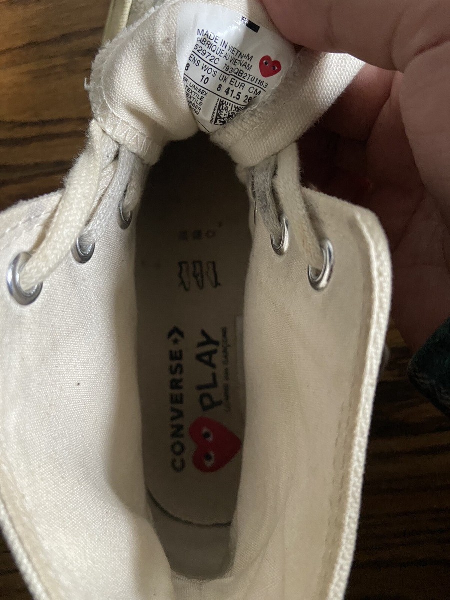 CDG Play Converse Chuck Taylor All Star 70 Multi Heart White CDG Play Converse Chuck Taylor All Star 70 Multi Heart White