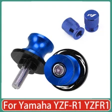 CNC Motorcycle Wingarm Spool Sliders Stand M6 Screws For Yamaha YZF-R1 YZFR1 New