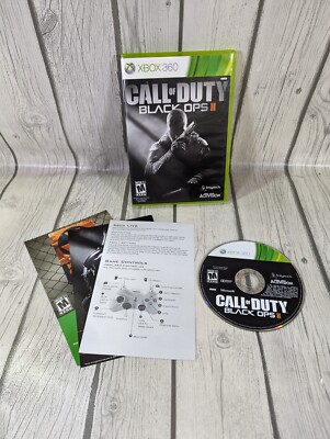 Call of Duty: Black Ops II 2 (Microsoft Xbox 360, 2012) CIB w/ Inserts - TESTED
