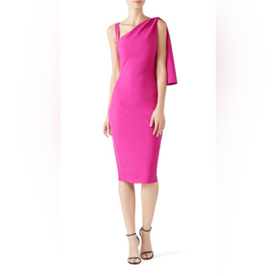 La Petite Robe di Chiara Boni Pink Fizzah Sheath Dress Size 40 IT / 4 US $695