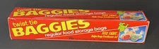 Vtg Hefty Alligator Baggies Plastic Food Storage Bag Advertising 1980s NOS