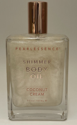 PEARLESSENCE Shimmer Body Oil Coconut Cream 5 fl oz Nourishing Hydrating Glow