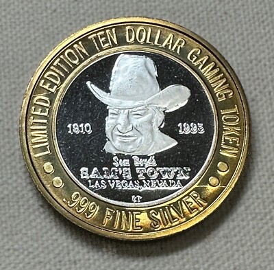 Rare! 3-Die Break Var. Silver Strike Missing Hat Band 1994 Sam's Town Stagecoach