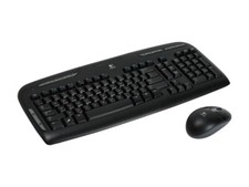 Logitech Cordless Desktop EX110 967561-0403 Desktop Keyboard Mouse Kit NIB