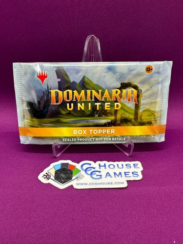 Magic The Gathering - Dominaria United Box Topper SELLADO DE FÁBRICA 1 tarjeta de aluminio *CCGHouse* RI - Imagen 1 de 2