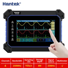 Hantek TO1254D Multi-functional Full Touch Screen Oscilloscope 250MHz 4CH AWG