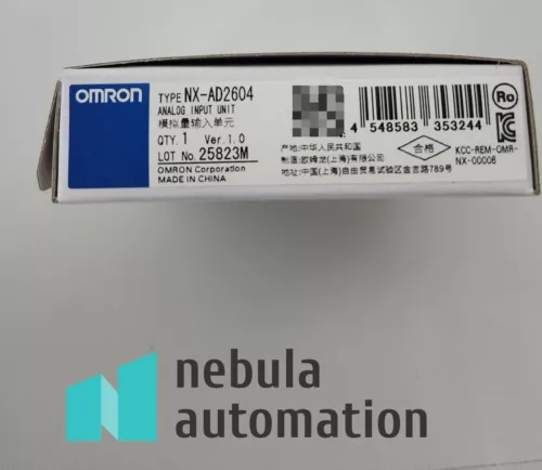 New Original Omron NX-AD2604 Analog Input Module NX-AD2604